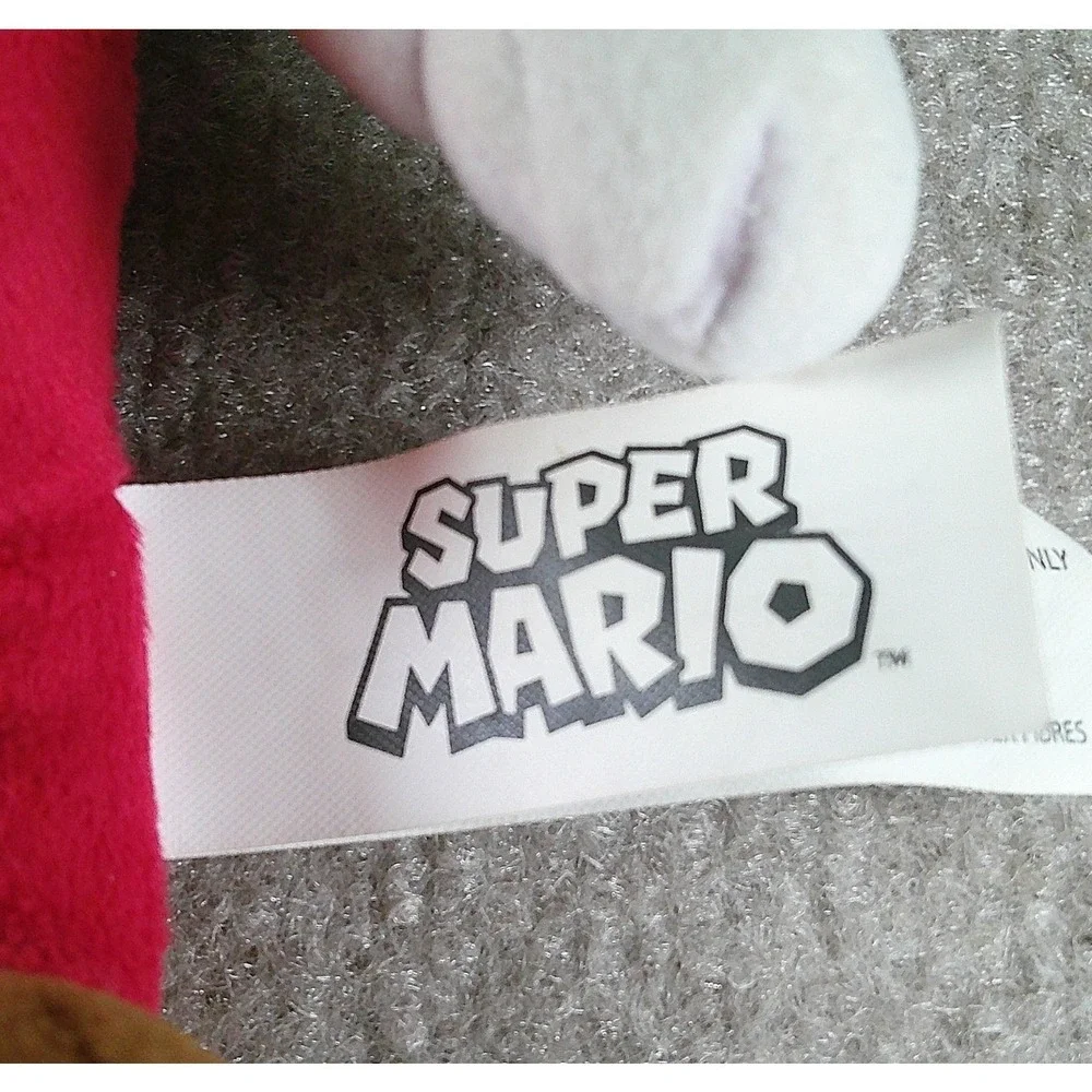 Nintendo Super Mario Fire Mario 10 Inch Plush White Hat Red Overalls Collectible
